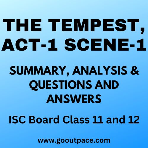 THE TEMPEST, ACT-1 SCENE-1